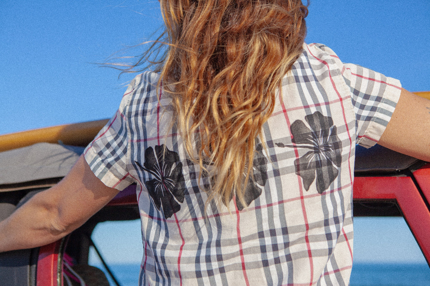 Hibiscus Burberry Shirt