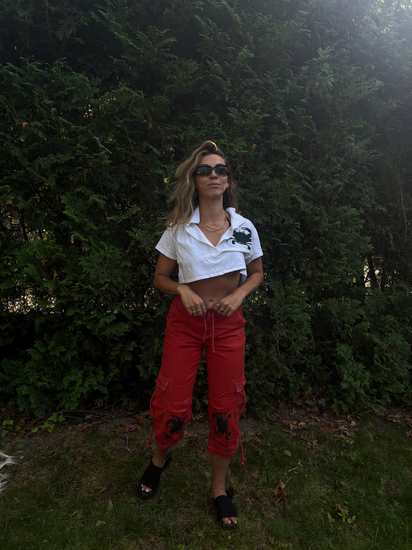 Crab Logo Crop Top