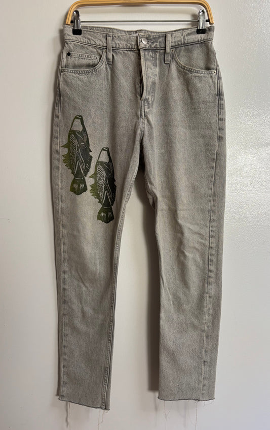 Humuhumu Print Jeans