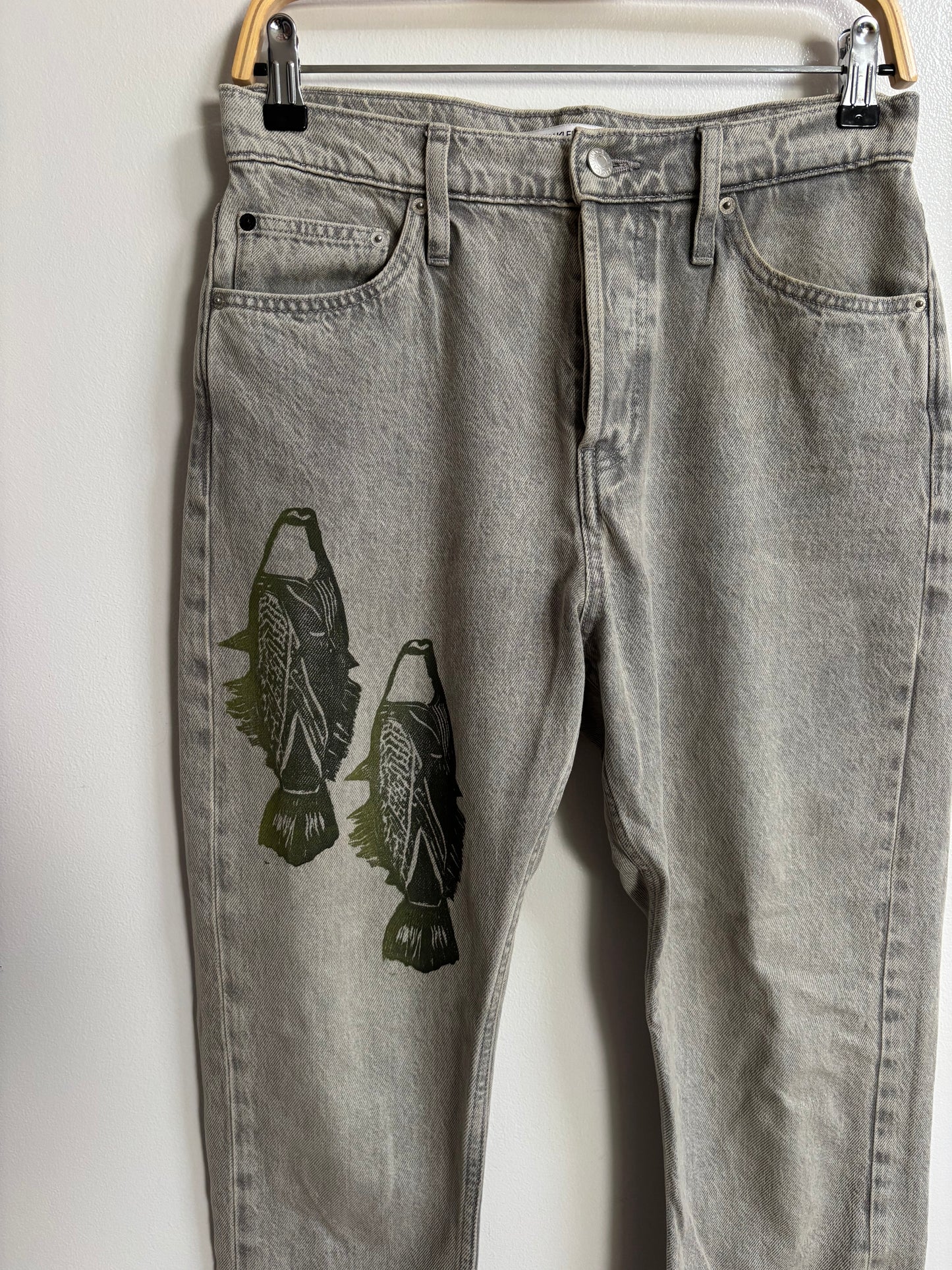 Humuhumu Print Jeans