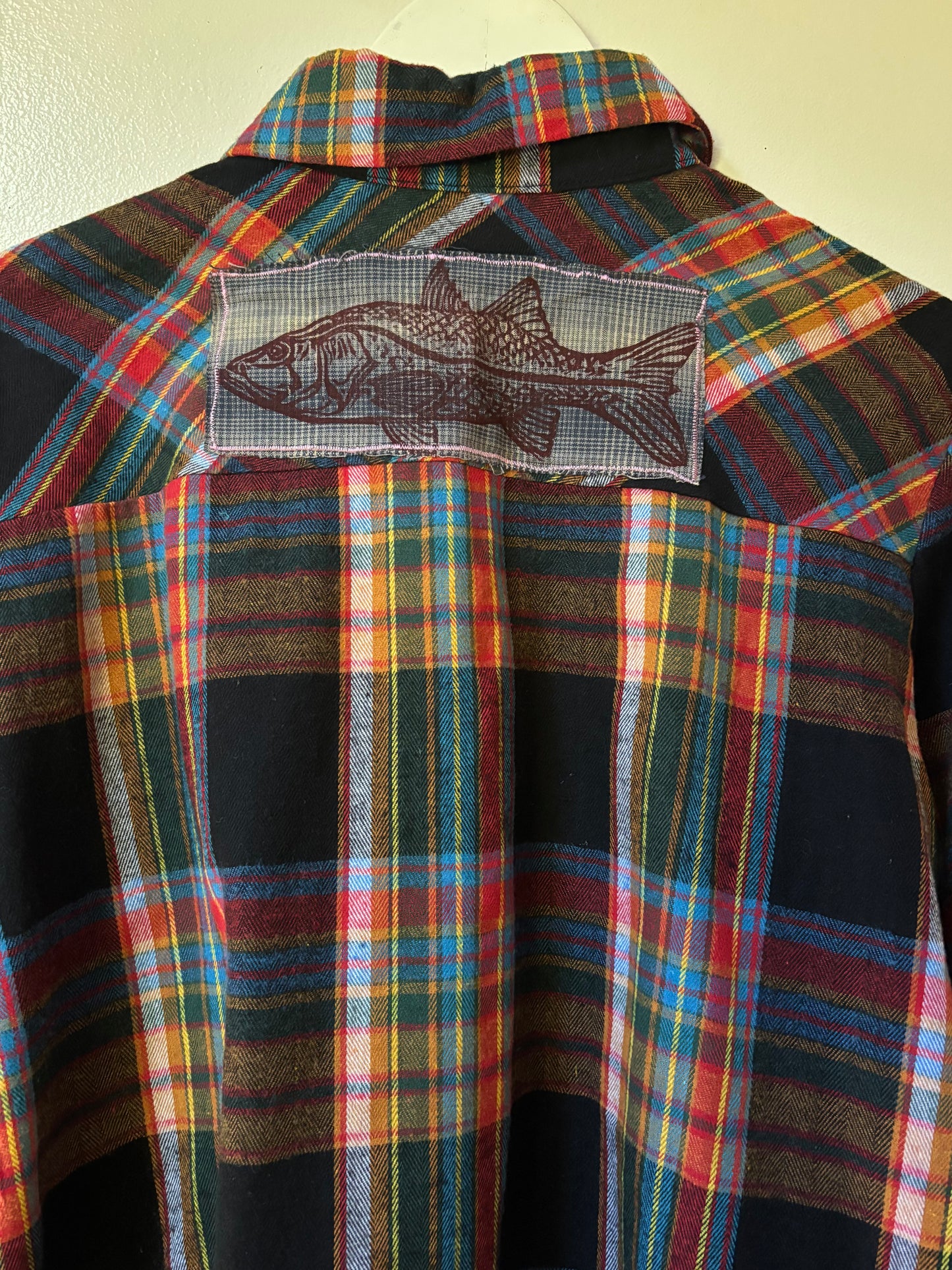Patchwork Snook Flannel