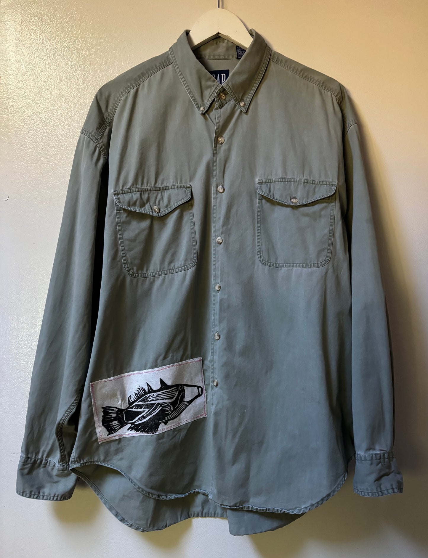 Humuhumu Patchwork Button Down
