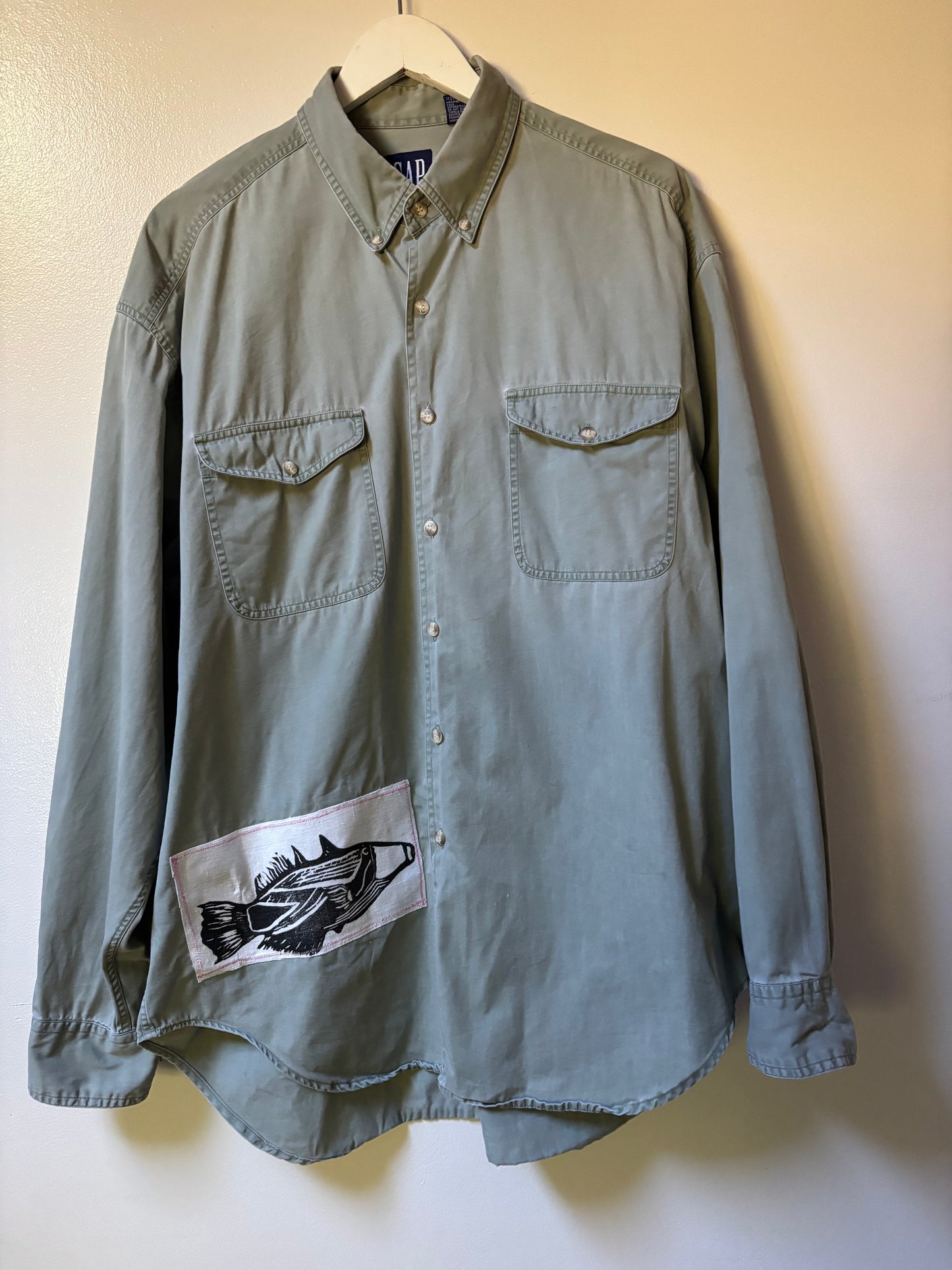 Humuhumu Patchwork Button Down