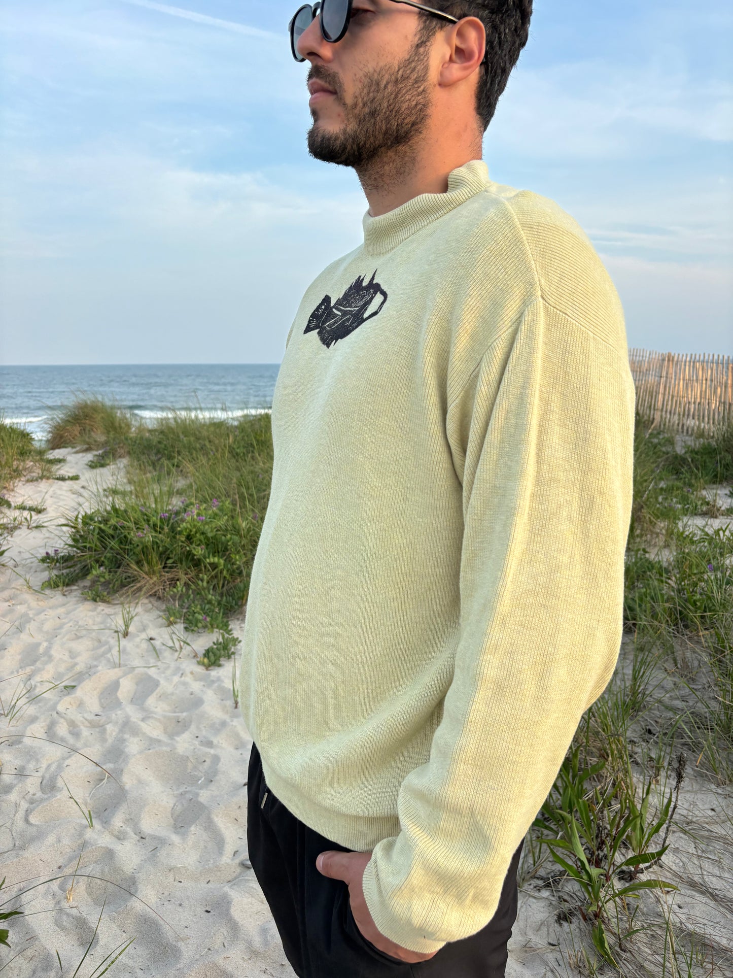 Humuhumu Print Sweater