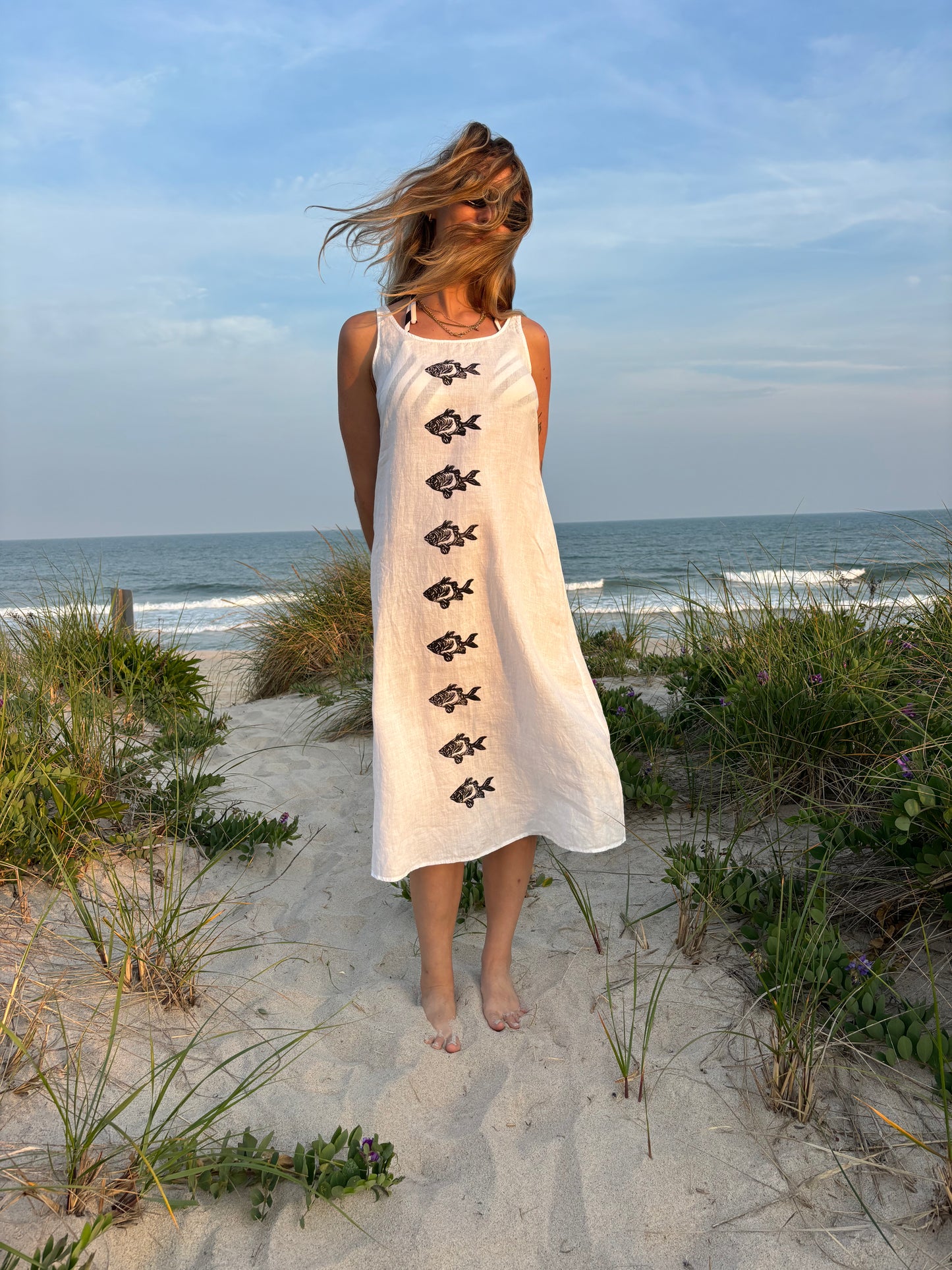 Menpachi Print Dress