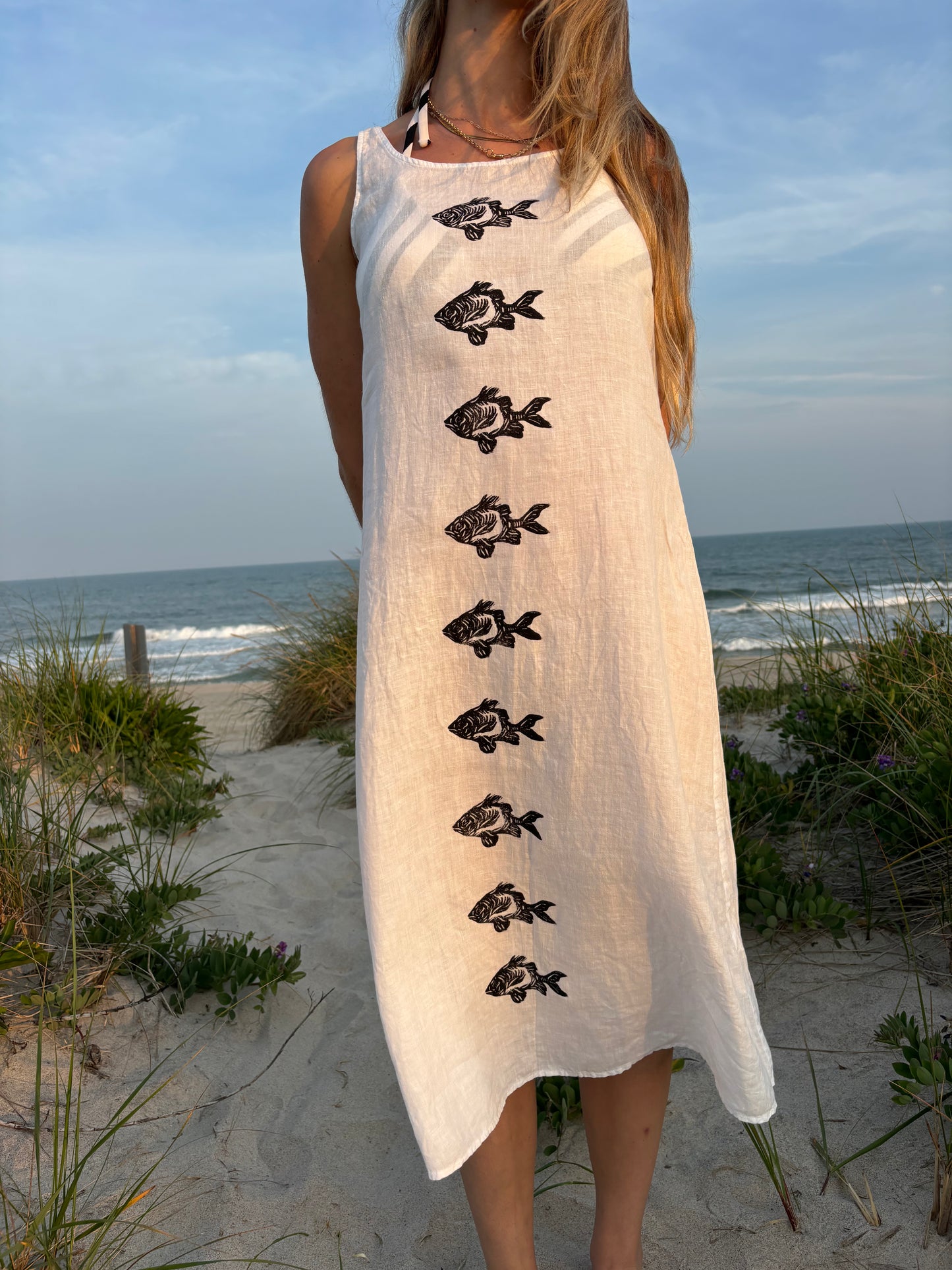 Menpachi Print Dress