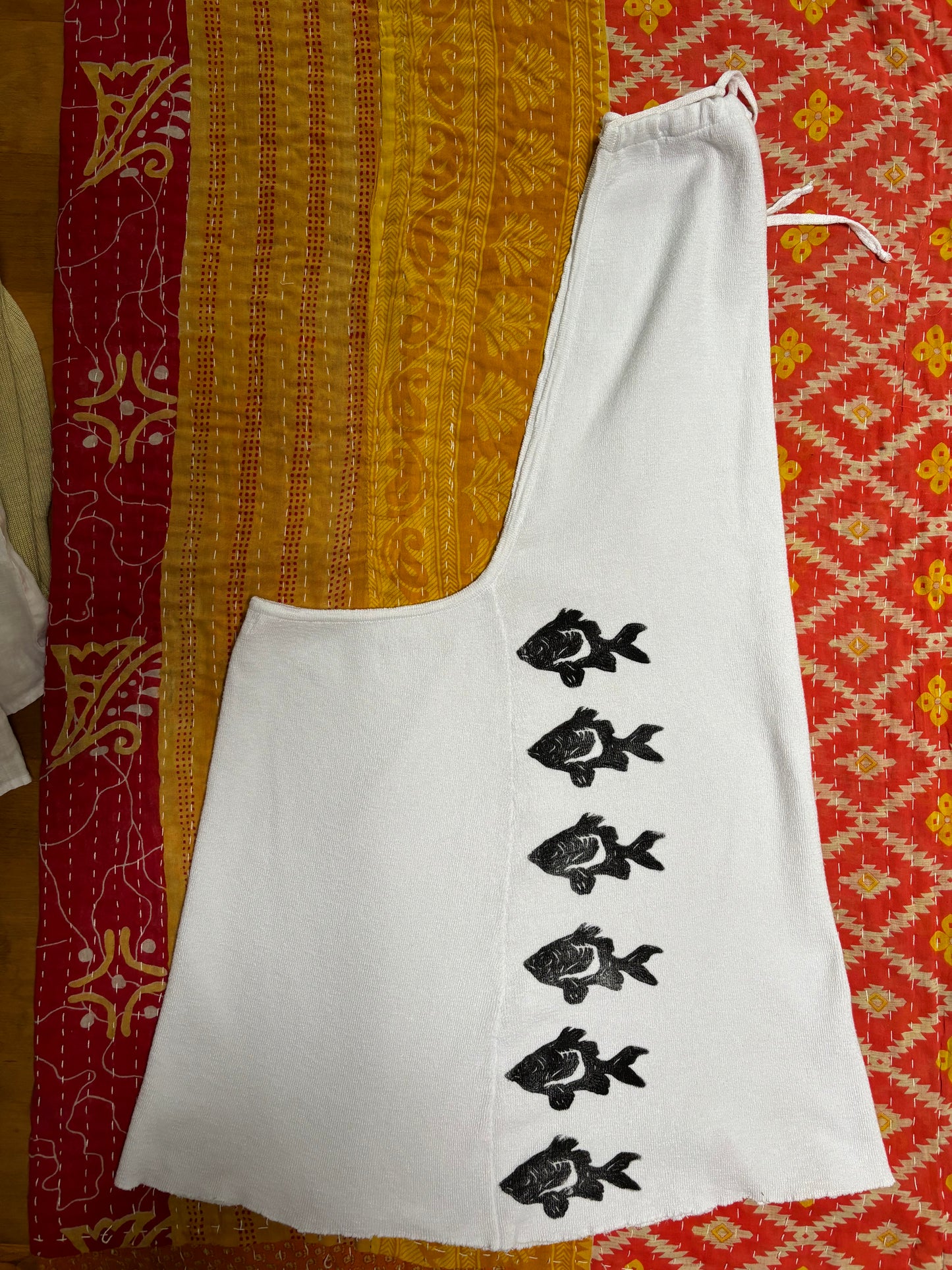 Menpachi print beach coverup
