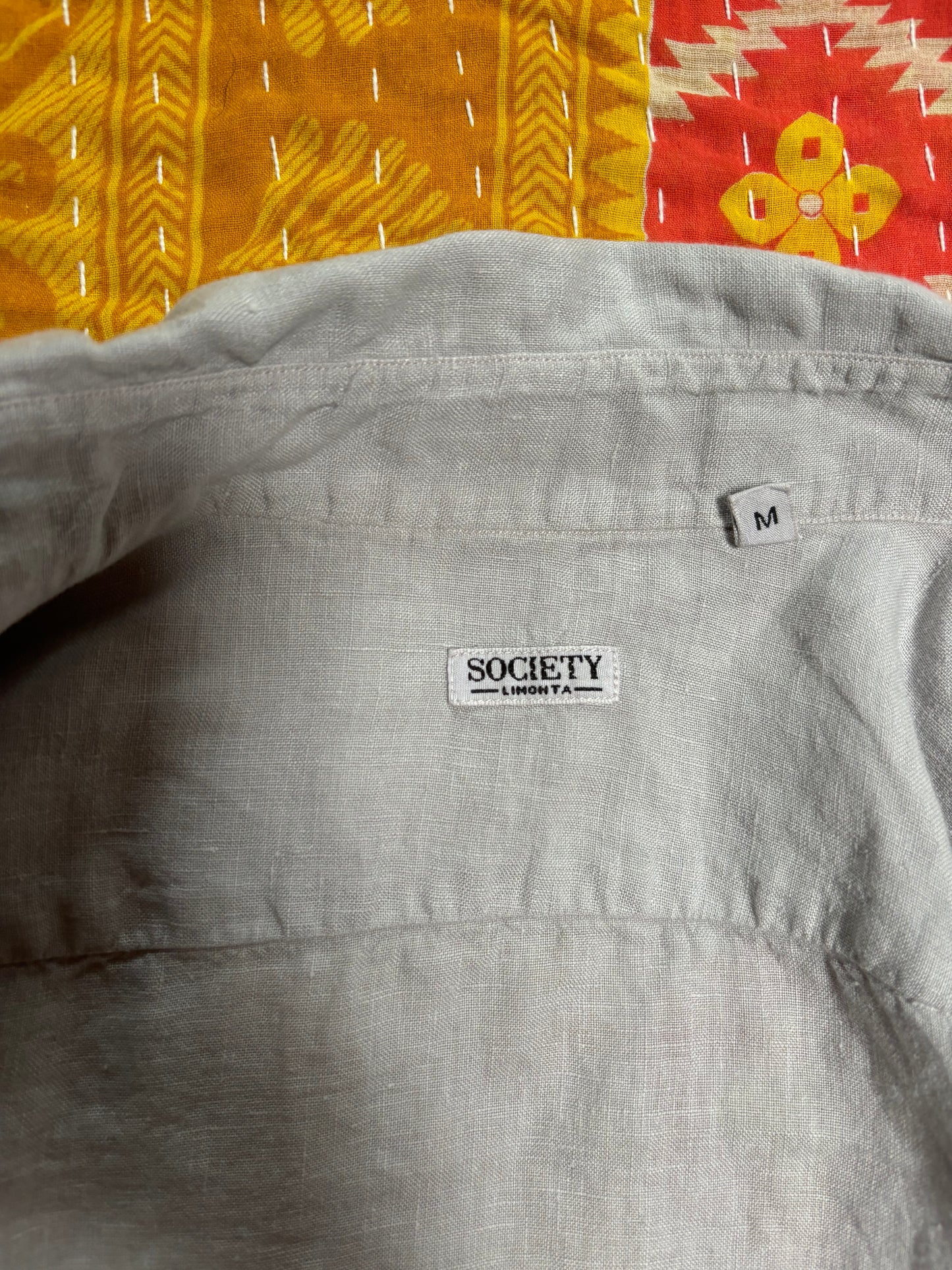 Humuhumu print button down