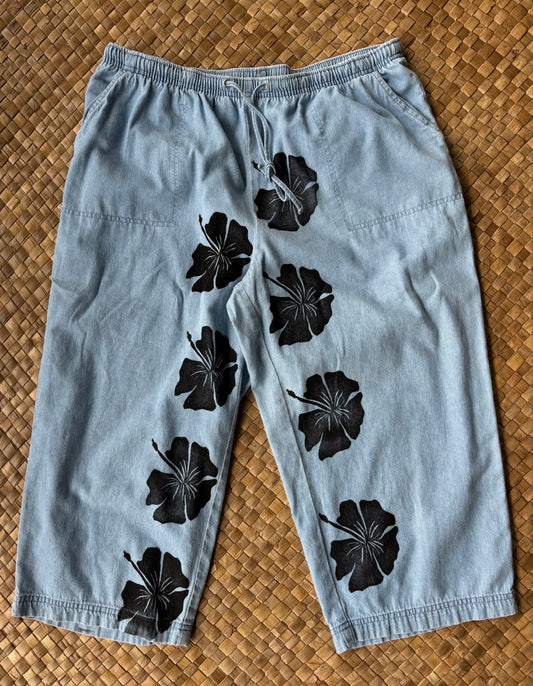 Hibiscus Double Vision Baggy Capris