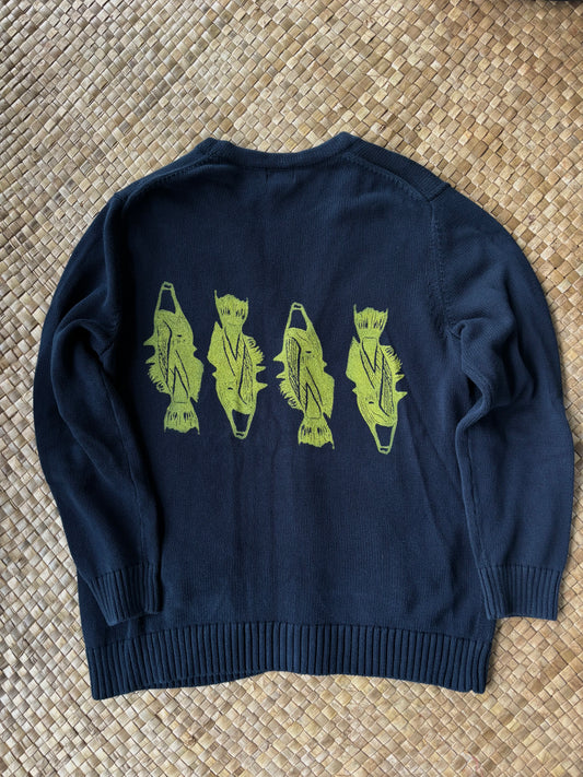 Humuhumu Back Piece Cardigan