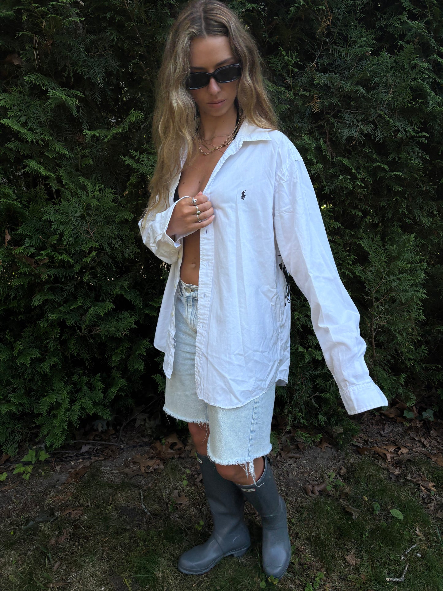 Crab Horizon Button Up